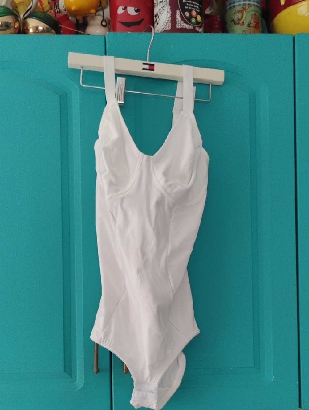 Cupid SHAPEWEAR SLIMMING COMPRESSION GARMENT White Sz 36C VNPLC